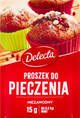 Zdjęcie produktu dla DELECTA Proszek do pieczenia 15g