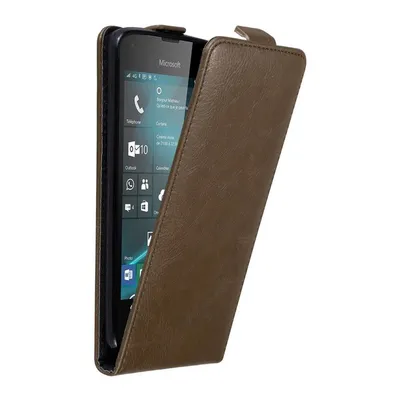 Zdjęcie produktu dla Cadorabo DE-121278, Nokia, Nokia Lumia 550, Brązowy