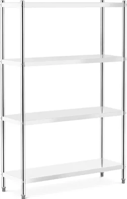 Obrázek produktu pro Expondo Royal Catering Nerezový regál – 120 x 40 x 180 cm –  – 200 kg