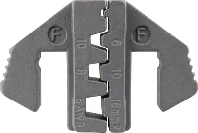 Produktbild von TOOLCRAFT PLE-0F Crimpeinsatz Aderendhülsen 6 bis 16 mm² Passend für Marke (Zangen):TOOLCRAFT PZ-500