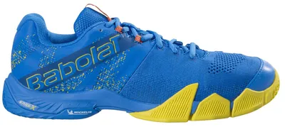 Produktbild von Babolat Movea Padel-Tennis Padelschuhe Sportschuhe blau/gelb 30F23571-4114 , Schuhgröße:42 EU