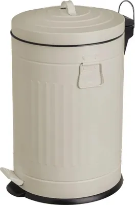 Obrázok produktu pre HowHomely | Odpadkový kôš - Odpadkový kôš s vekom - béžový - 20 l - Odpadkový kôš