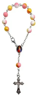 Image de Le chapelet rose de 10 grains - Art Sacrum