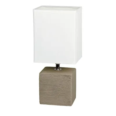 Produktbild von Rabalux 4930 Tischleuchte Orlando, E14, Keramik, braun, Standard, 30cm