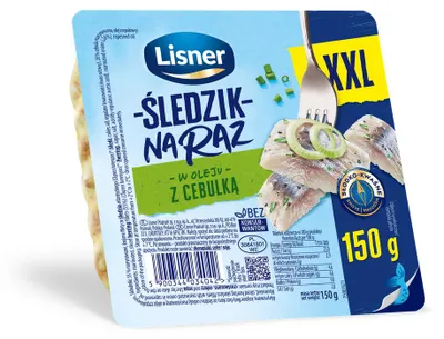 Image de Lisner Harengs à l'huile avec oignons XXL 150 g