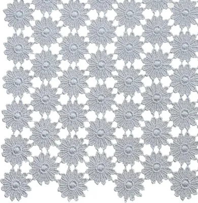 Produktbild von Tischdeckchen FREYA Vollspitze Vintage Polyester grau 30 x 30 cm