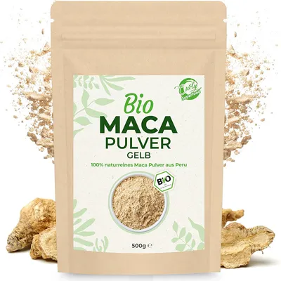 Produktbild von Maca Pulver Gelb | & Rohkost | 500g
