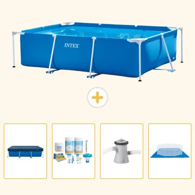 Produktbild von Rechteckiger Frame Pool - 220x150x60 cm - 5-teilig SCB1