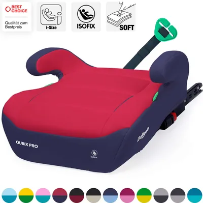 Obrázek produktu pro Daliya® QUBIX PRO dětská podsedací podložka s ISOFIX, norma i-SIZE ECE R129, 125–150 cm, Gurtfix, autosedačka, dětská autosedačka, dětská sedačka, podsedací podložka