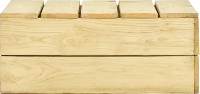 Obrázok produktu pre vidaXL Záhradný stôl 75x75x31 cm Impregnované borovicové drevo