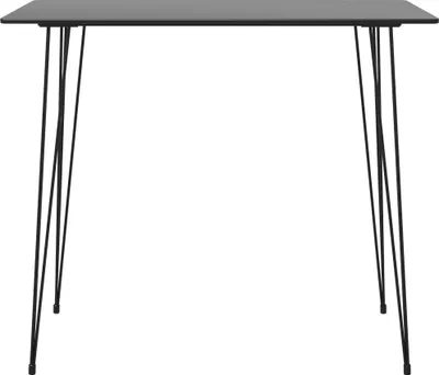 Image de vidaXL Table de bar noire 120x60x105 cm