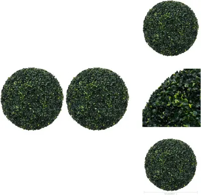 Produktbild von vidaXL Künstliche Buchsbaumkugeln 2 Stk. 52 cm -  Kunstpflanzen