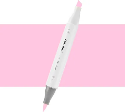 Image de Marqueur à alcool double face OHUHU Brush & Chisel, RV030 Light Hot Pink