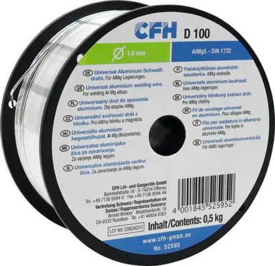 Produktbild von Aluminium-Schweißdraht CFH Ø 1 mm 0,5 KG