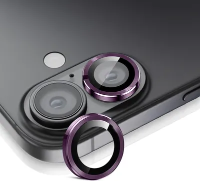 Produktbild von Kamera Linsenschutz Glas Set für Apple iPhone 17 Schutzglas Camera Linse Panzerfolie 9H Dunkles Violett