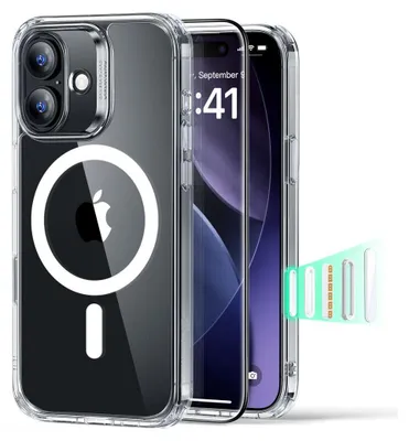 Produktbild von Esr Classic Hybrid Magsafe + Iphone 17 Set aus gehärtetem Glas - Klar