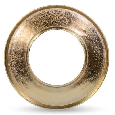 Produktbild von Metall Adventskranz Ringförmig aus Aluminium Ø 40 cm 24130 | Gold