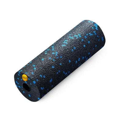 Produktbild von 4FIZJO MINI EPP 15 cm Massageroller glatt, für Training und Rehabilitation, schwarz-blau