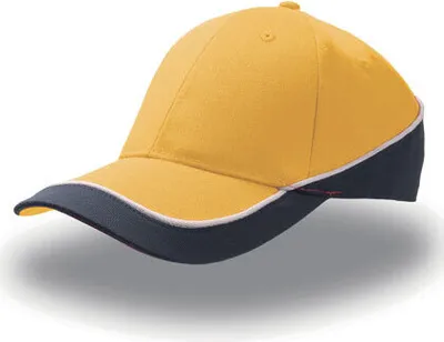 Immagine prodotto di Atlantis RACI | Cappello / Berretto / Beanie da corsa - Colore: Giallo/Navy - Taglia: Unica