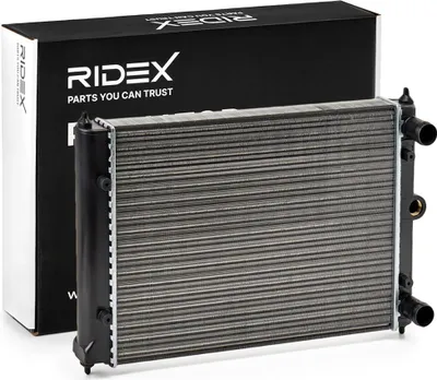 Produktbild von RIDEX 470R0284 Kühler Wasserkühler Motorkühler für AUDI A4 Avant (8ED, B7) passend für MERCEDES-BENZ A-Klasse (W169) für VW Golf VII Variant für FORD