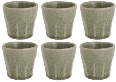 Produktbild von Cosy & Trendy Espresso Tassen Bistro Thyme Green 90 ml - 6 Stück