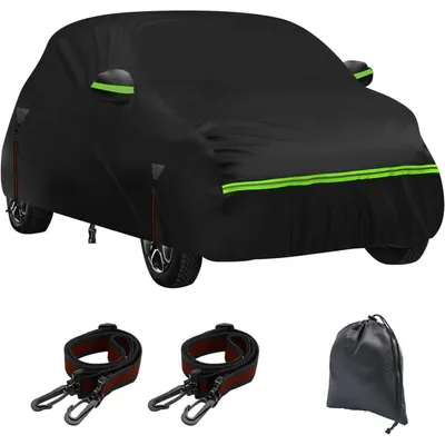 Zdjęcie produktu dla Wodoodporne pokrowce samochodowe, 6-warstwowe, przeznaczone do samochodów VW Golf MK5, MK6, MK7, MK8, produkowanych w latach 2003-2024, z zamkiem błyskawicznym