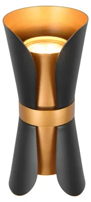Productafbeelding van Trio Leuchten LED wandlamp Coat, GU10, zwart, goud, metaal