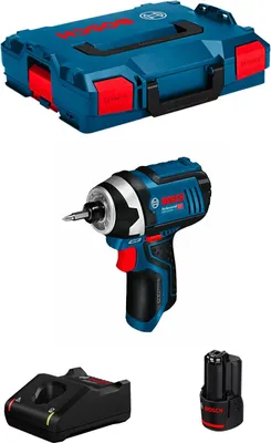 Produktbild von Drehschlagschrauber BOSCH GDR 12V-105 (1 x 3,0 Ah + GAL12V-40 + L-Boxx 102)