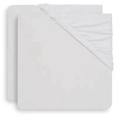 Produktbild von Spannbettlaken Wiege Jersey 40 x 80/90cm - Weiß - 2 Stück
