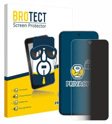 A product shot of a screen protector packaging and the screen protector itself.