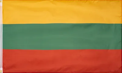 Produktbild von MUWO "Nations Together" | Litauen Flagge | 150×90 cm | Verstärktes Besatzband | Doppelt gesäumte Ränder | MW-52