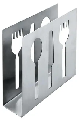 Produktbild von Serviettenhalter, Edelstahl, Silber