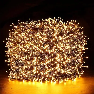 Obrázok produktu pre LED reťaz 2000 LED, 50 metrov, vodotesná, 8 režimov, vonkajšie osvetlenie