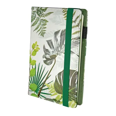 Immagine prodotto di Agenda universale stampata A5 con inserto rimovibile Botanic White