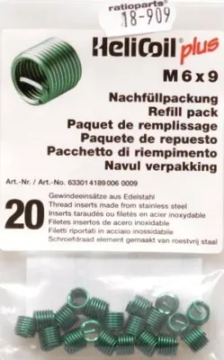 Zdjęcie produktu dla Wkładka naprawcza do gwintów M6 18-909