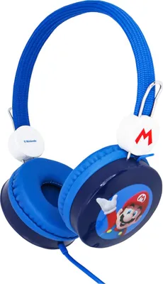 Produktbild von OTL Technologies SM1109 Mario Mario kabelgebundener Kopfhörer für Kinder, 85 dB Grenzwert, 3-7 Jahre