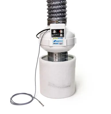 Produktbild von Prima Klima Premium Abluftset 125 mm – Komplettset mit Aktivkohlefilter und Abluftschlauch