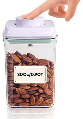 Obrázek produktu pro Omgoods – Nádoba na skladování potravin s objemem 900 ml a víkem z silikonu