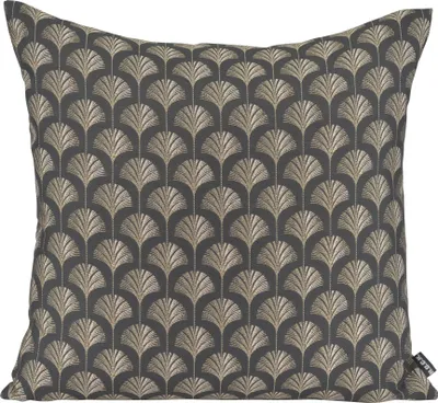 Produktbild von H.O.C.K. Erny Dekokissen 50x50cm schwarz gold Gingko