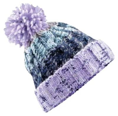 Image de Bonnet à pompon Beechfield pour femme FK1437 (taille unique) (violet Palma)
