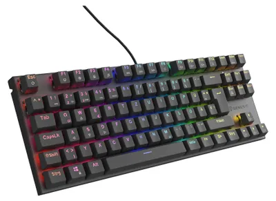 Zdjęcie produktu dla GENESIS Thor 303 TKL, Przewodowa, USB, Mechaniczna, QWERTZ, RGB LED, Czarny