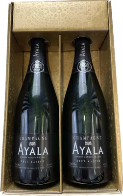 Produktbild von Geschenkbox Champagner Ayala - Gold -2 Brut - 2x75cl