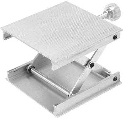 Produktbild von Laboratoriumstandaart-Plattform - Universell - Aluminiumlegierung - Höhenregulierbar bis 90 mm - Laborgeräte geeignet