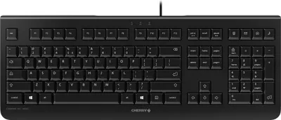 Zdjęcie produktu dla CHERRY KC 1000, Pełnowymiarowy (100%), Przewodowa, USB, QWERTY, Czarny