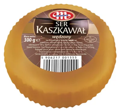 Zdjęcie produktu dla Mlekovita Ser Kaszkawał wędzony 300g
