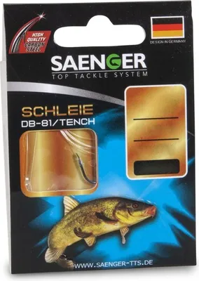 Produktbild von Saenger Schleie DB-81 Vorfachhaken 60cm #8 / 10Stk.