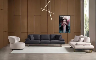 Productafbeelding van Bankstel, fauteuil, modern, elegant, gestoffeerde set, design, woonkamer