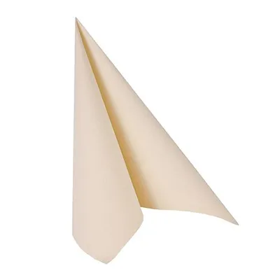 Produktbild von 240 Papstar Servietten ROYAL Collection 1/4-Falz 33 cm x 33 cm champagner 11252