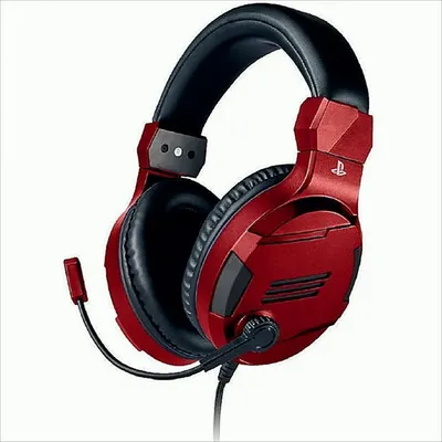 Image de Casque PS4 avec micro - couleur : rouge