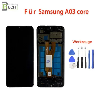 Produktbild von Für Samsung Galaxy A03 Core 6.5" 2022 SM-A032 LCD Display mit Rahmen Bildschi...